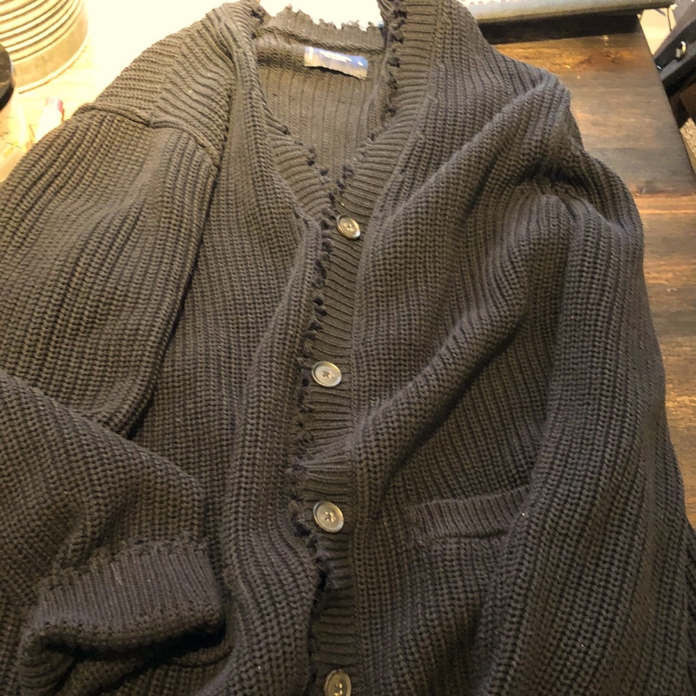 Distress Cardigan Lucky Brand